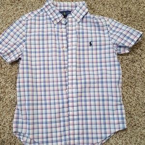 Polo short sleeve button down
